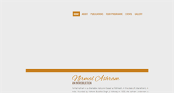 Desktop Screenshot of nirmalashram.com